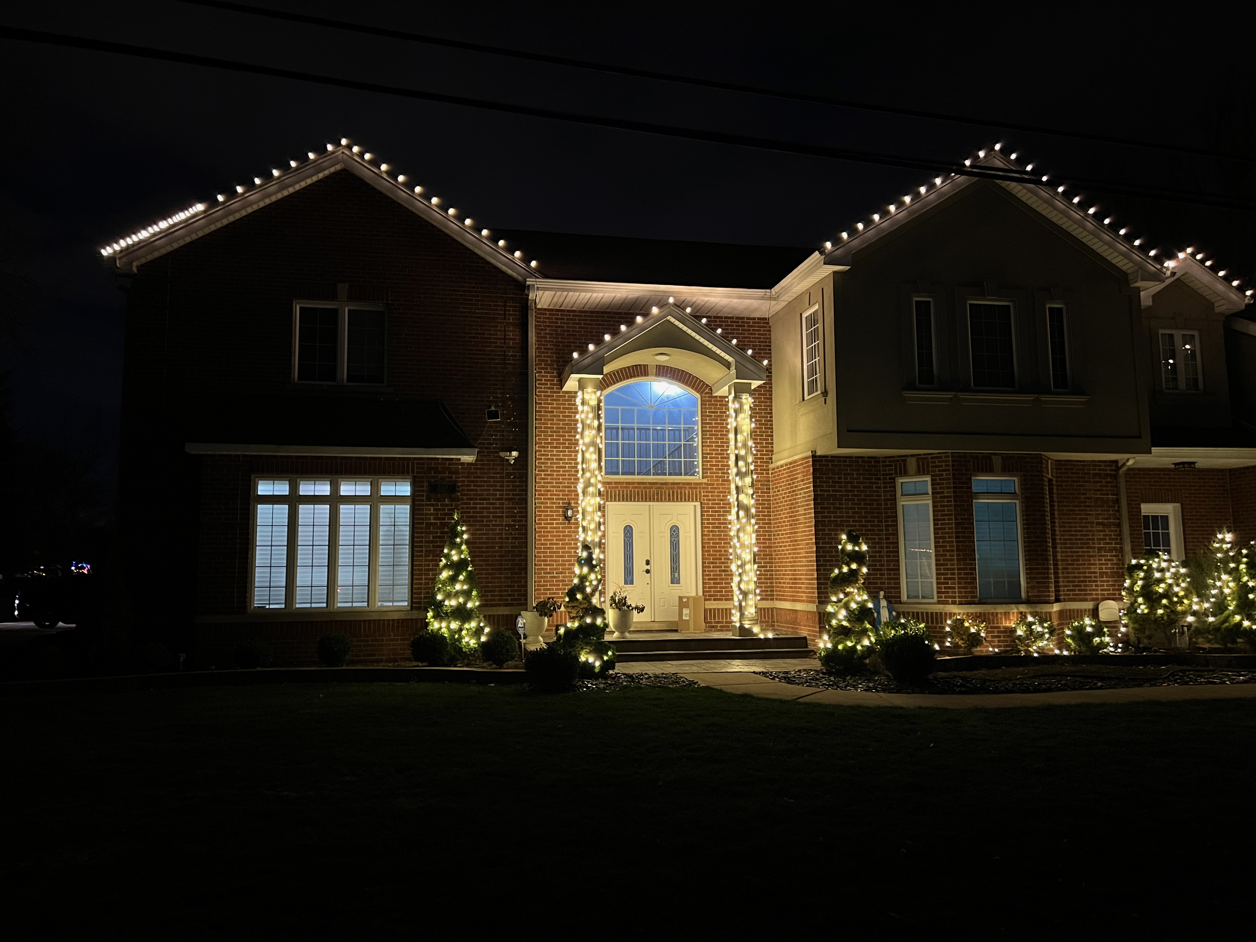 Holiday xmas lighting Northbrook homes